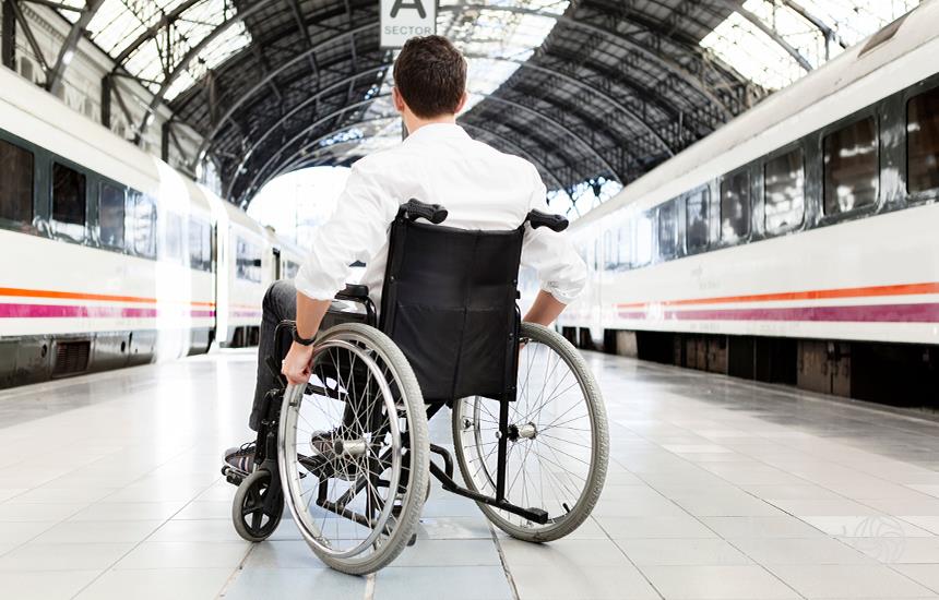 بلیط قطار برای معلولین
